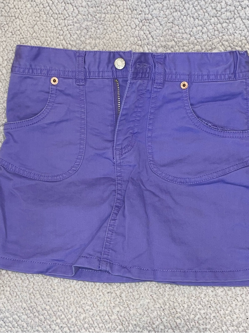 Lot of 4 Girls' Shorts & Skort Pink, Purple, Beige. Size 8 - Picture 8 of 15